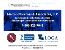 Tablet Screenshot of meltonnorcross.com